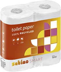 Toiletpapier Satino MT1 Smart 2-laags 200 vel wit 062420