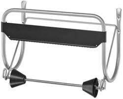 Poetspapierdispenser Satino CR1 muurstandaard zilver 332380