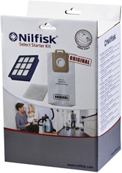 Stofzuigerzak Nilfisk Select starterkit 4 stuks