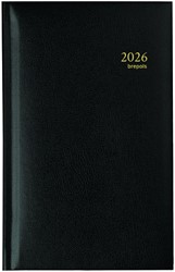 Agenda 2026 Brepols Interplan Lima 7dagen/2pagina's zwart