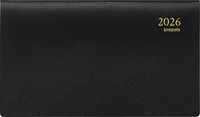 Agenda 2026 Brepols Omniplan Genova 7dagen/2pagina's spiraal zwart