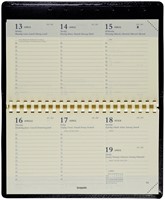 Agenda 2026 Brepols Omniplan Genova 7dagen/2pagina's spiraal zwart-2