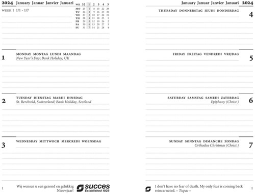 Organizer Succes Cadiz inclusief Mini inhoud 2026 zwart-2