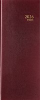 Agenda 2026 Brepols Saturnus Lima 1dag/1pagina bordeaux