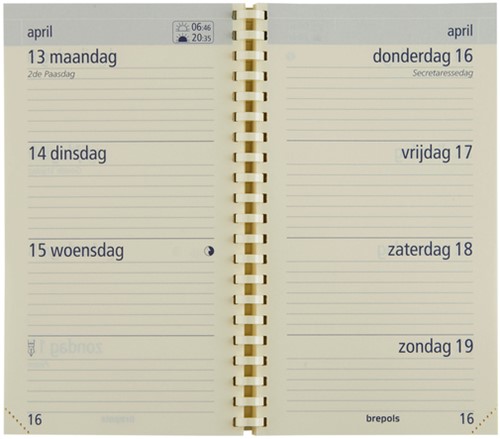 Agendavulling 2026 Brepols Optivision Pocket 7dagen/2pagina's