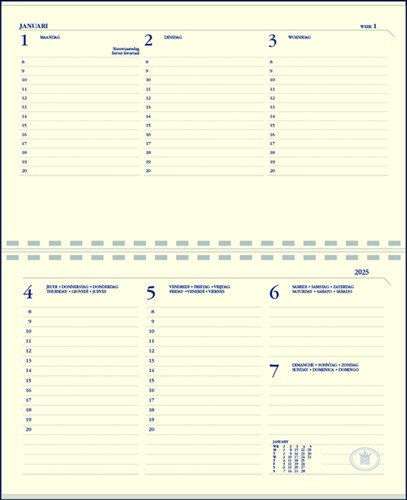 Agenda 2026 Ryam Compact Suprema 7dagen/2pagina's ringplastic zwart-3