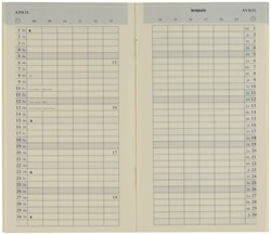 Agendavulling 2026 Brepols Plan-O-Rama 1maand/2pagina's