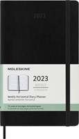 Agenda 2023 Moleskine 12mnd Large 7dagen/2pagina's hard cover zwart