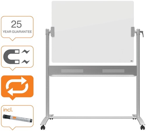 Kantel glasbord Nobo diamond 90x120cm-2