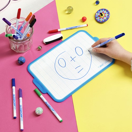 Whiteboardmarker Bic Velleda 1721 rond fijn rood-3