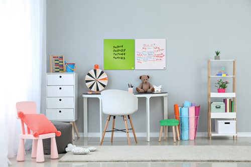 Whiteboard Nobo tegel 36x36cm groen magnetisch-1