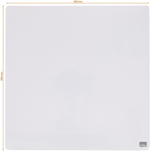 Whiteboard Nobo tegel 36x36cm wit magnetisch