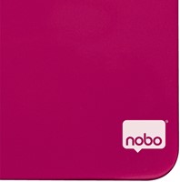 Whiteboard Nobo tegel 36x36cm roze magnetisch-8