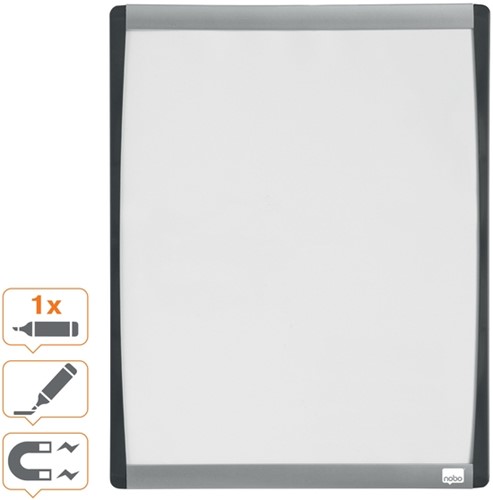 Whiteboard Nobo 35.5x28cm gewelfd-1