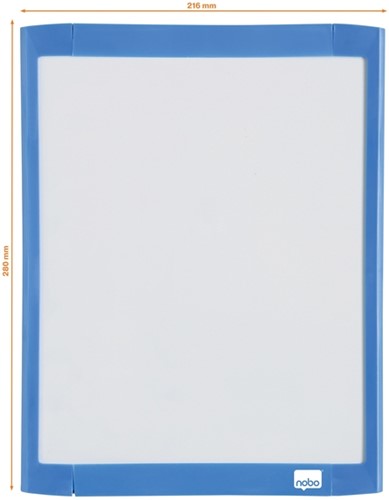Whiteboard Nobo 21.6x28cm magnetisch assorti-3