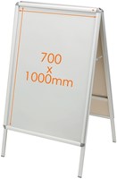 Stoepbord Nobo Premium Plus 70x100cm met kliklijst-2