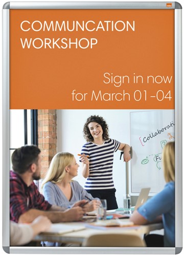 Kliklijst Nobo Essence 70x100cm aluminium-2