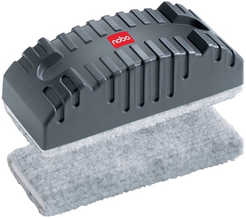 Whiteboardwisser Nobo magnetisch zwart-1