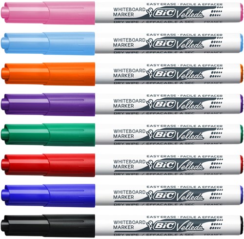 Whiteboardmarker Bic Velleda 1741 rond medium groen-1
