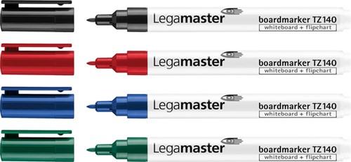 Whiteboardmarker Legamaster TZ 140 rond 1mm assorti blister à 4 stuks-2