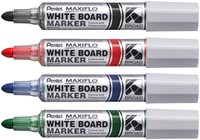 Whiteboardmarker Pentel MWL5M Maxiflo rond 3mm groen-3
