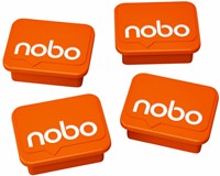 Magneet Nobo 22mm oranje 4 stuks