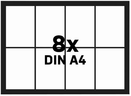 Binnenvitrine Nobo premium plus 8xA4 draaideur magnetisch-1