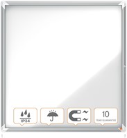 Buitenvitrine Nobo Premium Plus 12xA4 draaideur magnetisch-5