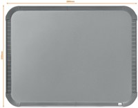 Whiteboard Nobo Slim Line 22x28cm zilver-2