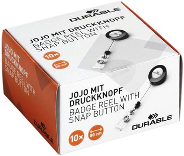 Afrolmechanisme Durable 8152 met drukknop 800mm antraciet-1