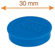 Magneet Nobo 30mm blauw 4 stuks-4