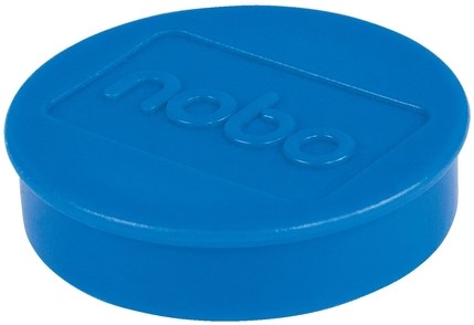 Magneet Nobo 38mm blauw 4 stuks-1