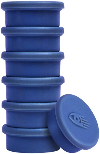 Magneet Legamaster 20mm 250gr blauw 8 stuks-1