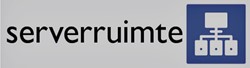 Infobord pictogram serverruimte 165x44mm