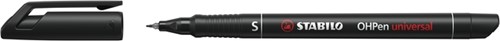 Viltstift STABILO OHpen 841/46 permanent rond superfijn zwart