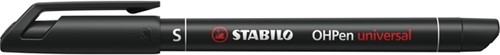 Viltstift STABILO OHpen 841/46 permanent rond superfijn zwart-2