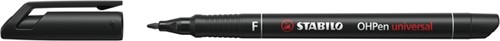 Viltstift STABILO OHpen 842/46 permanent rond fijn zwart