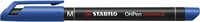 Viltstift STABILO OHpen 843/41 permanent rond medium blauw-3