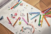 Viltstift STABILO Cappi 168/12 medium assorti etui à 12 stuks-3