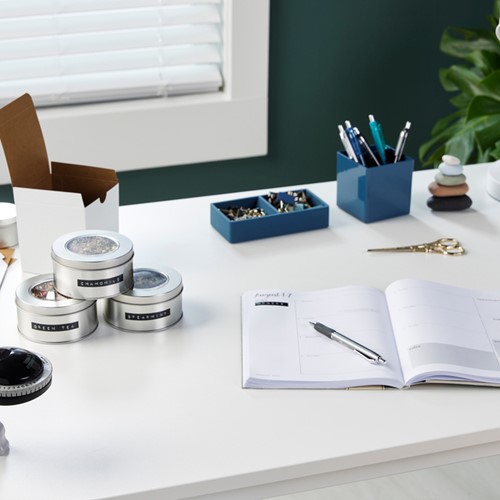 Lettertang Dymo Junior embossing blauw-2