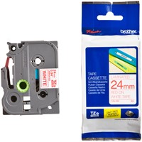 Labeltape Brother P-touch TZe-252 standaard 24mm rood op wit-3