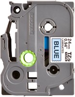 Labeltape Brother P-touch TZe-551 standaard 24mm zwart op blauw-2