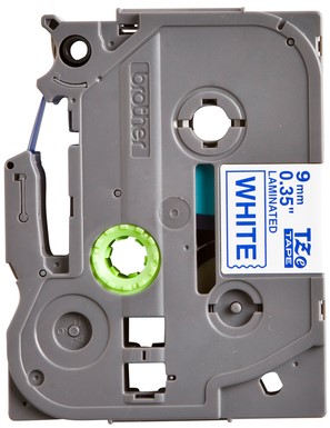Labeltape Brother P-touch TZe-223 standaard 9mm blauw op wit-2