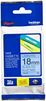 Labeltape Brother P-touch TZe-541 standaard 18mm zwart op blauw