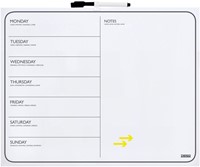 Planbord Desq week 40x50cm randloos + marker magnetisch