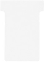 T-kaart Nobo nr.2 48mm wit 100 stuks