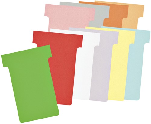 T-kaart Nobo nr.2 48mm rood 100 stuks-1