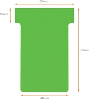 T-kaart Nobo nr.2 48mm groen 100 stuks-6