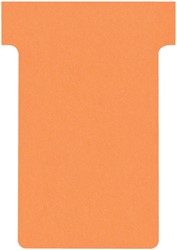 T-kaart Nobo nr.2 48mm oranje 100 stuks