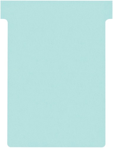 T-kaart Nobo nr.3 80mm blauw 100 stuks